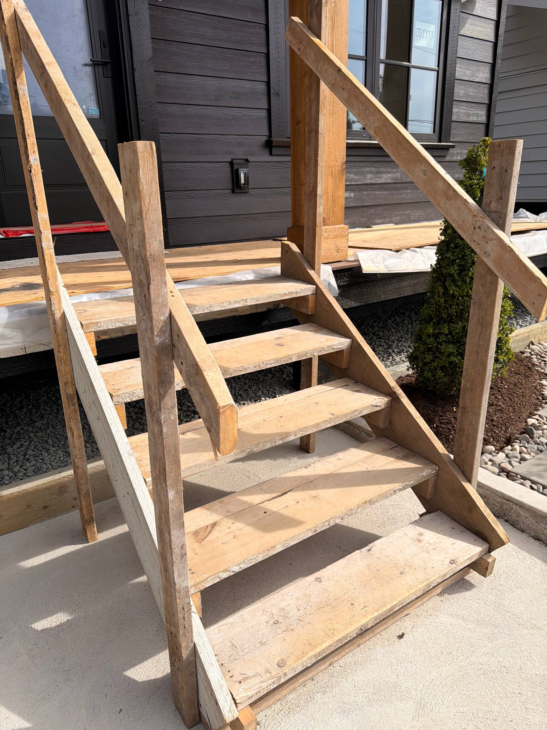 Before - Cedar Deck Upgrade in North Vancouver