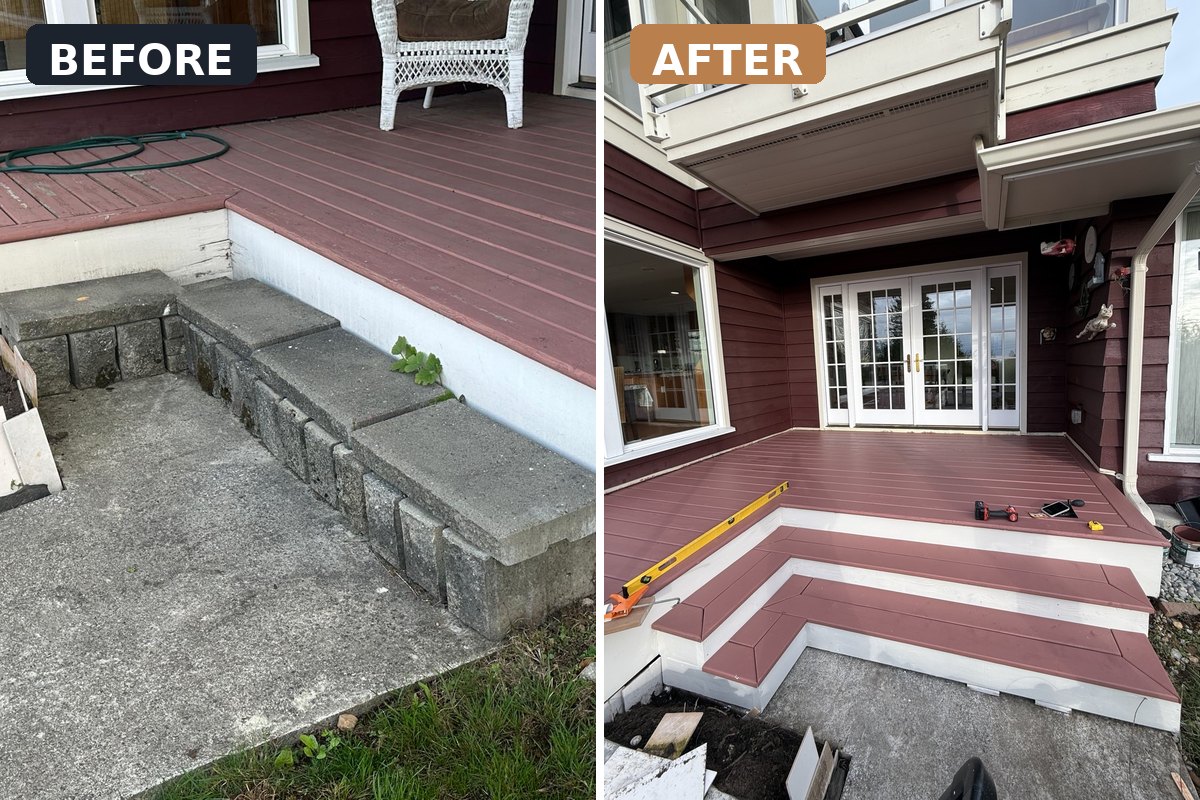 Custom Cedar Deck - Deck Builder in Greater Vancouver