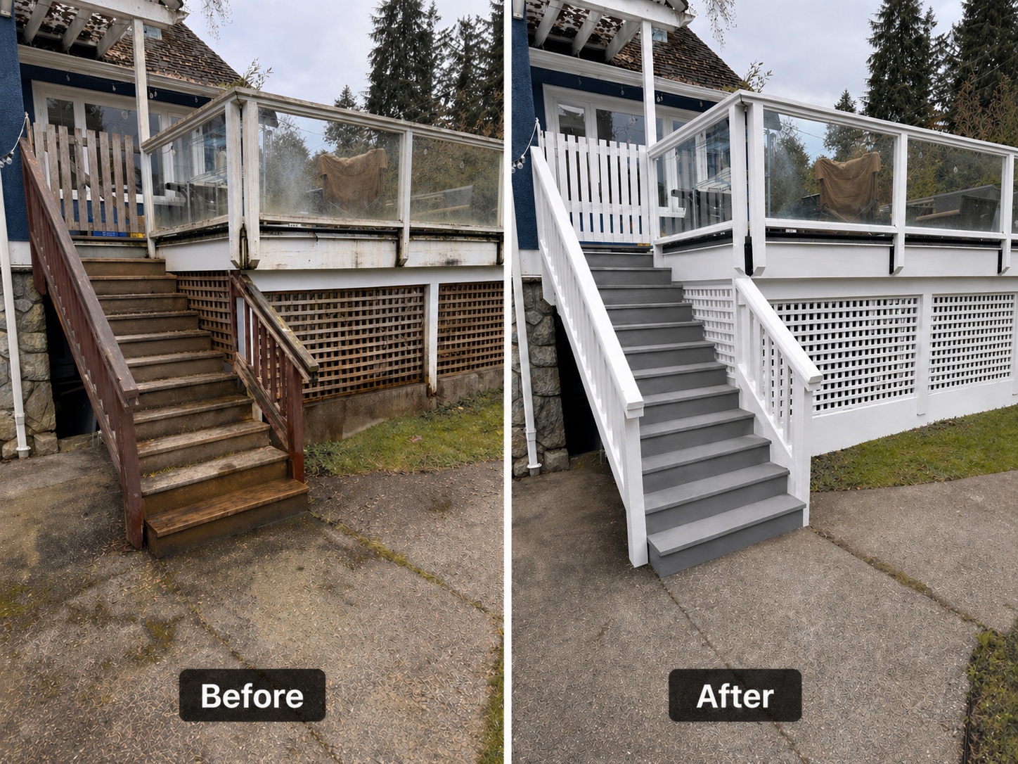 Deck & Railing Painting - Painting in Greater Vancouver